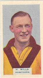 1933 Godfrey Phillips Victorian Footballers (A Series of 75) #75 Bert Mills Front